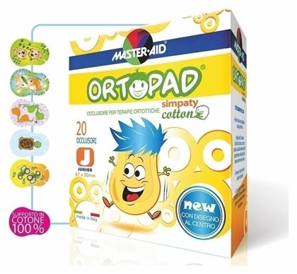 Ortopad Cotton Simpaty Οφθαλμικά Επιθέματα για Παιδιά 85x59mm 20τμχ Master Aid