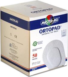 Ortopad Οφθαλμικά Επιθέματα σε Λευκό χρώμα 85x59mm 50τμχ Master Aid