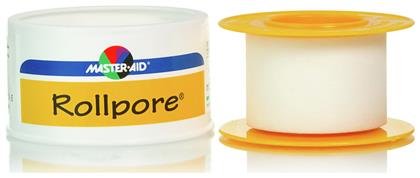 Rollpore Υφασμάτινη Non Woven Επιδεσμική Ταινία 2.5cm x 5m Master Aid