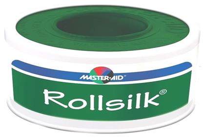 Rollsilk Μεταξωτή Επιδεσμική Ταινία 1.25cm x 5m Master Aid