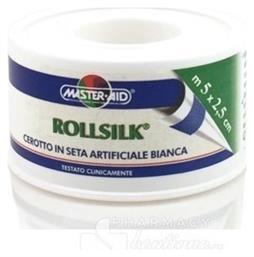 Rollsilk Μεταξωτή Επιδεσμική Ταινία 2.5cm x 5m Master Aid