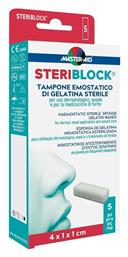 Steriblock Αιμοστατικός Αποστειρωμένος Σπόγγος Ζελατίνης 5τμχ Master Aid