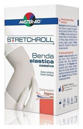 Stretchroll Ελαστικός Αυτοσυγκρατούμενος Επίδεσμος 4cm x 4m Master Aid