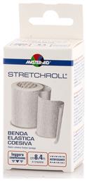 Stretchroll Ελαστικός Αυτοσυγκρατούμενος Επίδεσμος 8cm x 4m Master Aid