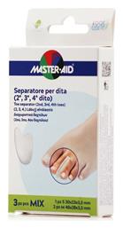 Toe Separator (2nd, 3rd, 4rth Toes) Mix 3τμχ Master Aid