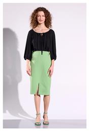 Pencil Midi Φούστα σε Πράσινο χρώμα Matis Fashion