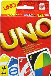 Mattel Επιτραπέζιο Παιχνίδι UNO Κάρτες για 2-10 Παίκτες 7+ Ετών
