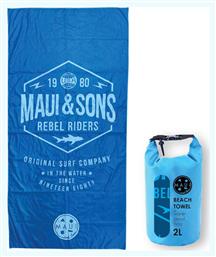 Rebel Riders Πετσέτα Microfiber Σώματος Μπλε Maui & Sons
