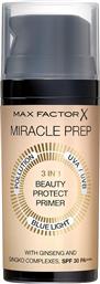 Max Factor Miracle Prep Primer Προσώπου σε Κρεμώδη Μορφή με 30SPF 3 in 1 Beauty Protect 30ml