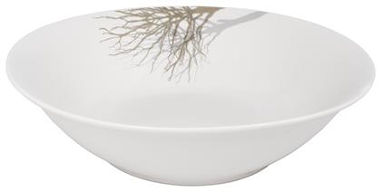 Winter Tree Σαλατιέρα από Πορσελάνη Λευκή 23x23cm Max Home