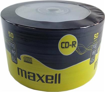 Maxell Shrink Εγγράψιμα CD-R 52x 700MB Cake Box 50τμχ