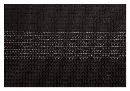 Woven Σουπλά Πλαστικό Μαύρο 45x30cm Maxwell & Williams