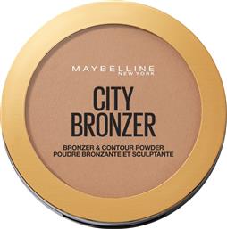 Maybelline City Bronzer & Contour Powder 300 Deep Cool 8gr από το Attica The Department Store