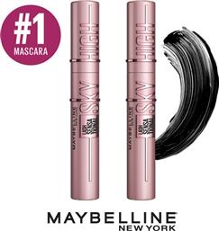 Maybelline Lash Sensational Sky High Mascara για Μήκος 01 Black 2x7.5ml