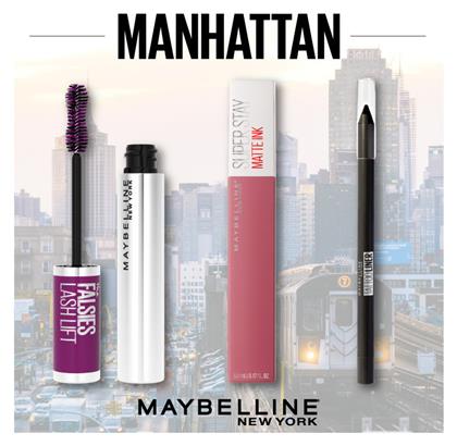 Manhattan Σετ Μακιγιάζ για Μάτια & Χείλη 3τμχ Maybelline