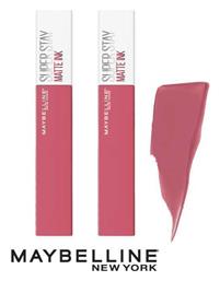Super Stay Matte Ink 2τμχ Σετ Long Lasting Liquid Κραγιόν Matte 15 Lover Maybelline