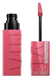 Super Stay Vinyl Ink Long Lasting Liquid Κραγιόν Sheer 145 Rogue 4.2ml Maybelline