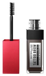 Tattoo Brow 36H Gel για Φρύδια 257 Medium Brown Maybelline