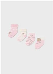 Mayoral Παιδικές Κάλτσες Ροζ 4 Ζευγάρια