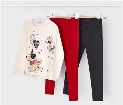 Παιδικό Σετ με Κολάν Χειμερινό 3τμχ Πολύχρωμο Mayoral