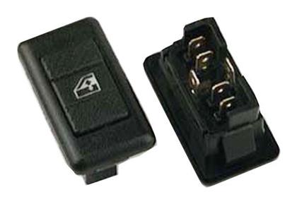 Διακόπτης Παραθύρων Αυτοκινήτου 12V Universal 6pin Μαύρο Mcar