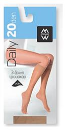 ME-WE Γυναικεία Καλτσάκια 20 Den Μπεζ - Me We