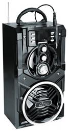 Media-Tech Σύστημα Karaoke με Ενσύρματo Μικρόφωνo Partybox BT σε Μαύρο Χρώμα - Media Tech