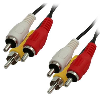 3x RCA male,3x RCA male 3m (MRCS123) MediaRange