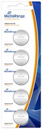 Lithium Coin Cell Μπαταρίες CR2016 3V 5τμχ MediaRange