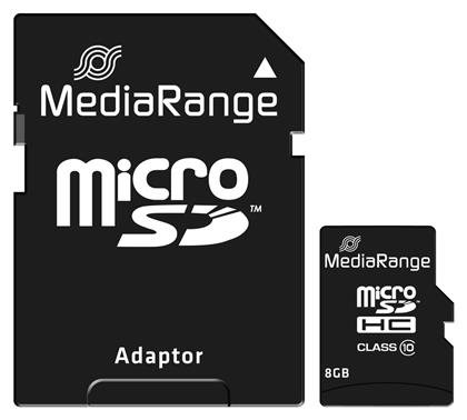microSDHC 8GB Class 10 High Speed MediaRange