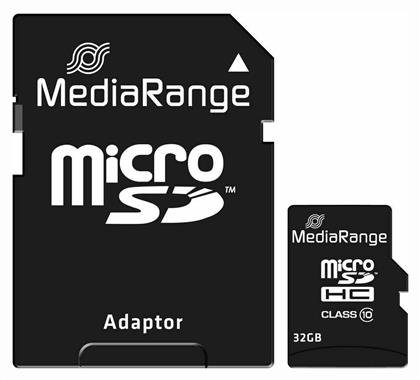 MR959 microSDHC 32GB Class 10 A1 High Speed MediaRange