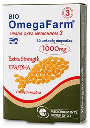 Bio Omega Farm Extra Strength EPA/DHA Ιχθυέλαιο 1000mg 30 μαλακές κάψουλες Medichrom