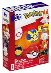 Pokemon για 6+ Ετών 105τμχ Mega Bloks