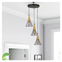 Havana Κρεμαστό Φωτιστικό Μαύρο 30x30x112εκ. Megapap από το Designdrops