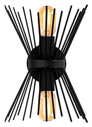 Kirpi Φωτιστικό Τοίχου Μαύρο 23x23x5εκ. Megapap