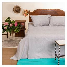 Μονό 100x200+32εκ. με Λάστιχο Romantic Grey Melinen