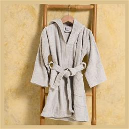 Παιδικό Μπουρνούζι Ecru με Κουκούλα Melinen