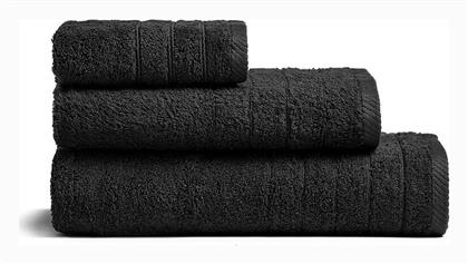 Πετσέτα Προσώπου Fresca 50x90εκ. Black Βάρους 500gr/m² Melinen