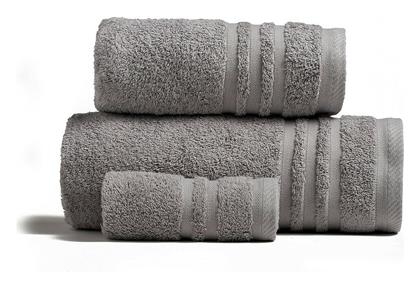 Πετσέτα Προσώπου Premio 50x100εκ. Light Grey Βάρους 600gr/m² Melinen