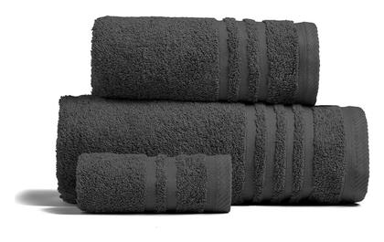 Πετσέτα Σώματος Premio 80x150εκ. Dark Grey Βάρους 600gr/m² Melinen