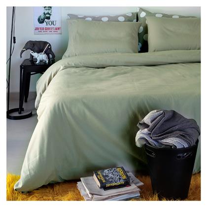 Σεντόνι Διπλό 205x260 Urban Olive Melinen