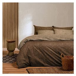Σετ Υπέρδιπλο 4τμχ 160x200+32εκ. με Λάστιχο Amar Olive Melinen