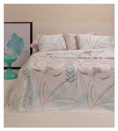 Σετ Σεντόνια King Size με Λάστιχο 180x200x32εκ. Lullaby Μπεζ Melinen