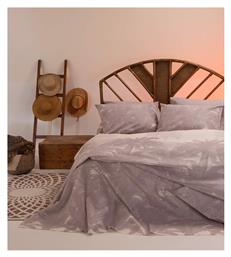 Σετ Σεντόνια King Size με Λάστιχο 180x200x32εκ. Purge Γκρι Melinen