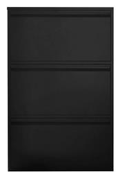 Μεταλλική με 3 Ράφια Μαύρη 65.5x15.5x103.5cm 32801-09---2 - Next