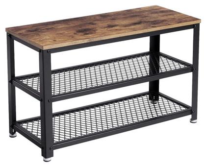 Μεταλλική Παπουτσοθήκη με 2 Ράφια 73x30x45cm - Vasagle