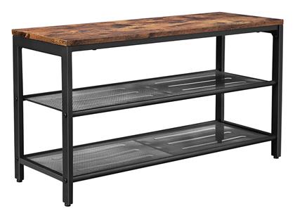 Μεταλλική Παπουτσοθήκη με 2 Ράφια 80x30x44.5cm - Vasagle