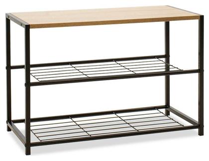 Μεταλλική Παπουτσοθήκη Ramon με 2 Ράφια 63x30x43cm - Pakketo