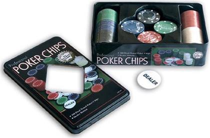 ΜΕΤΑΛΛΙΚO ΚΟΥΤI TEXAS HOLD'EM ΜΕ 100 ΜAΡΚΕΣ 4GR ΤΥΠΟΥ ΚΑΖΙΝΟ από το Plus4u