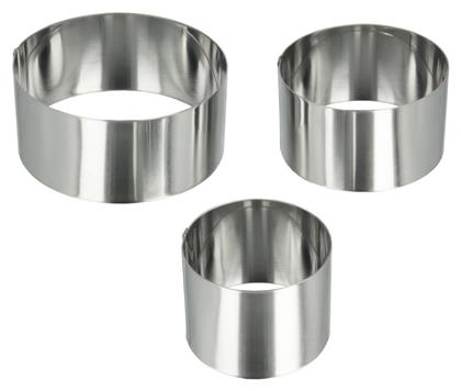 Τσέρκια Στρογγυλά Μεταλλικά 16-204536 3τμχ Metaltex